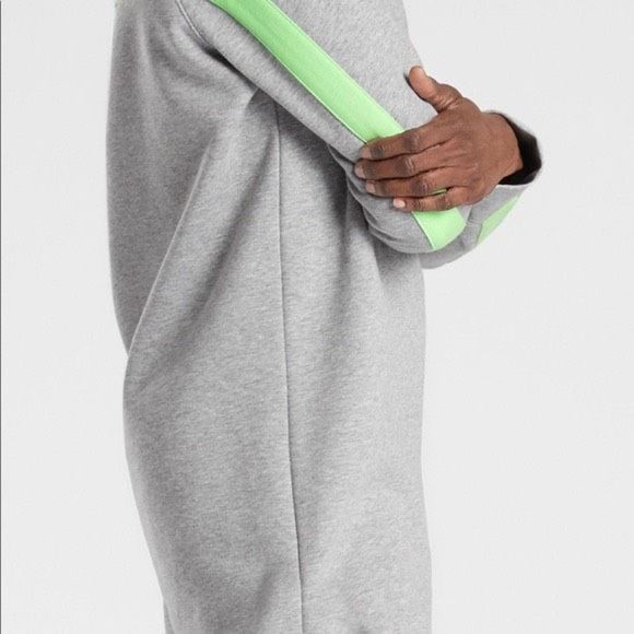 Athleta Gray and Neon Green Mini Dress - Picture 3 of 11